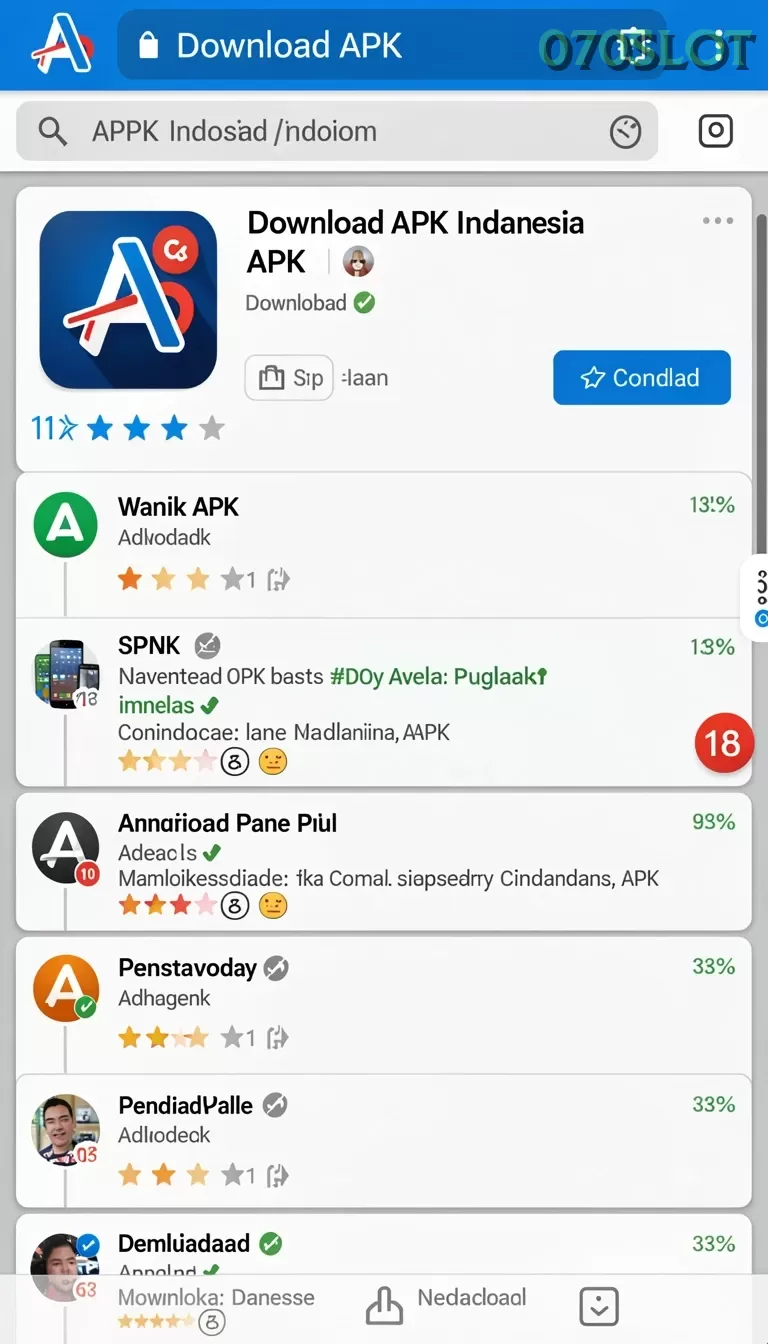 Cuplikan layar CRS99 — menu navigasi