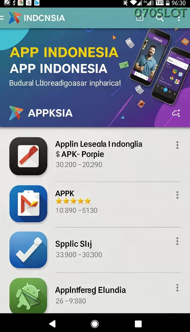 Cuplikan layar EVIP3 — menu navigasi